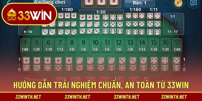 Hướng dẫn trải nghiệm chuẩn, an toàn từ 33WIN